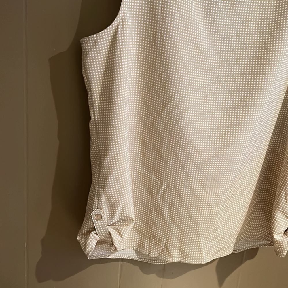 NY Collection Women’s Tunic Top in Beige Sz XL. NEW - Picture 9 of 10